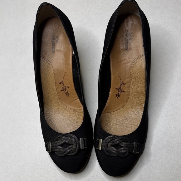 Ros Hommerson black pumps size 11 wide - Picture 2 of 8